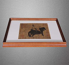 塔河书画装裱配框服务案例